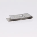 LOUIS VUITTON Bill Clip Money Clip metal Silver LV Auth 206944-6