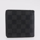 LOUIS VUITTON Damier Graphite Monogram Portefeuille Marco 2 Set Auth 206946-12