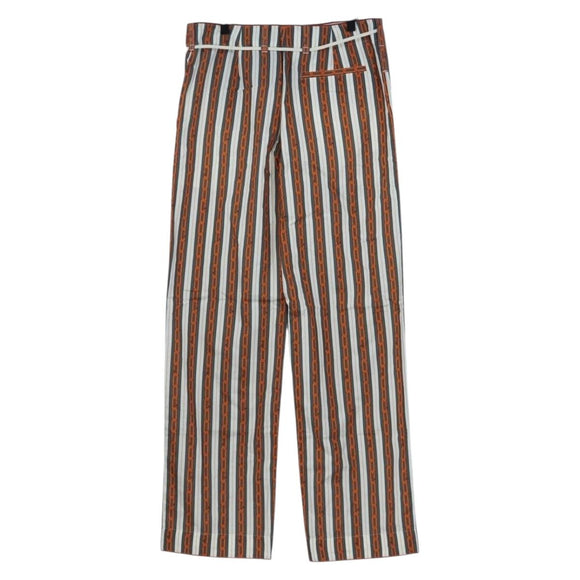 LOUIS VUITTON Pants Cotton 40 Orange LV Auth 206947M