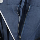 LOUIS VUITTON All-in-one Jumpsuit Wool Light Blue Silver LV Auth 206948-10