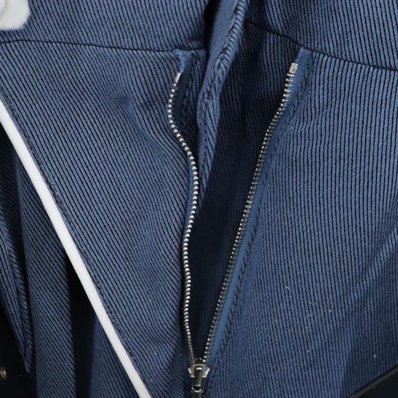LOUIS VUITTON All-in-one Jumpsuit Wool Light Blue Silver LV Auth 206948