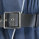 LOUIS VUITTON All-in-one Jumpsuit Wool Light Blue Silver LV Auth 206948-12