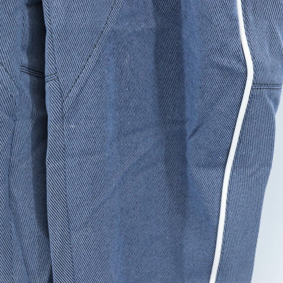 LOUIS VUITTON All-in-one Jumpsuit Wool Light Blue Silver LV Auth 206948
