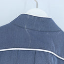 LOUIS VUITTON All-in-one Jumpsuit Wool Light Blue Silver LV Auth 206948-19