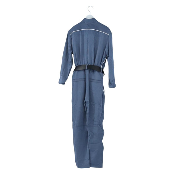 LOUIS VUITTON All-in-one Jumpsuit Wool Light Blue Silver LV Auth 206948