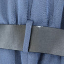LOUIS VUITTON All-in-one Jumpsuit Wool Light Blue Silver LV Auth 206948-21