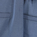 LOUIS VUITTON All-in-one Jumpsuit Wool Light Blue Silver LV Auth 206948-23