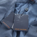 LOUIS VUITTON All-in-one Jumpsuit Wool Light Blue Silver LV Auth 206948-27