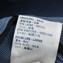 LOUIS VUITTON All-in-one Jumpsuit Wool Light Blue Silver LV Auth 206948-29