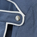 LOUIS VUITTON All-in-one Jumpsuit Wool Light Blue Silver LV Auth 206948-6