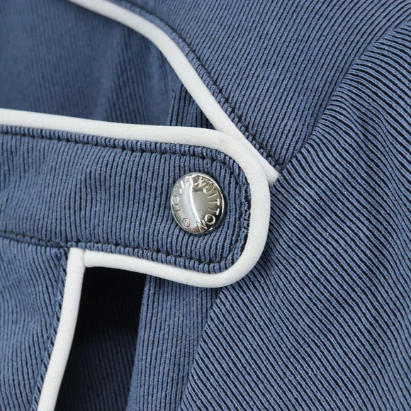 LOUIS VUITTON All-in-one Jumpsuit Wool Light Blue Silver LV Auth 206948
