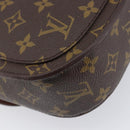 LOUIS VUITTON Monogram Saint Cloud GM Shoulder Bag M51242 LV Auth 206954V-14