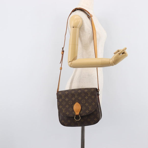 LOUIS VUITTON Monogram Saint Cloud GM Shoulder Bag M51242 LV Auth 206954V