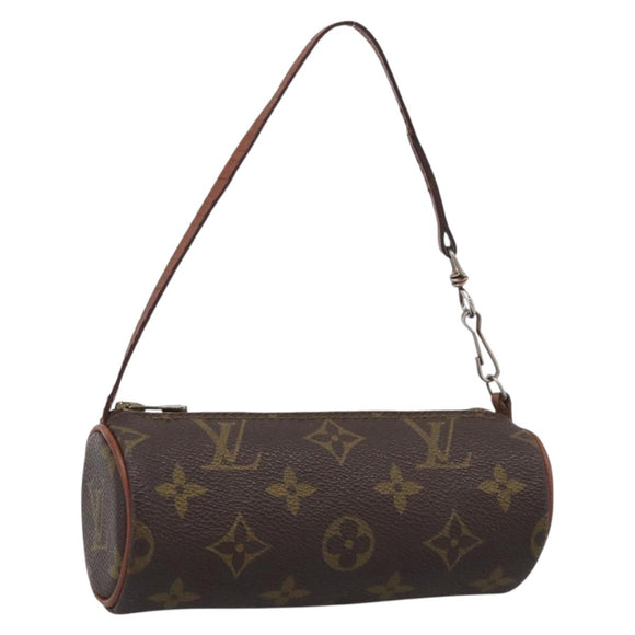 LOUIS VUITTON Monogram Papillon Pouch LV Auth 206958