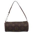 LOUIS VUITTON Monogram Papillon Pouch LV Auth 206958-3