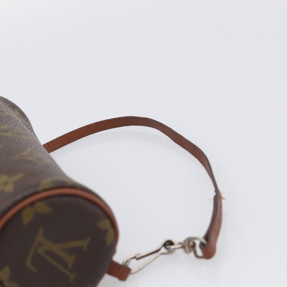 LOUIS VUITTON Monogram Papillon Pouch LV Auth 206958