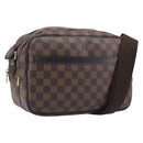 LOUIS VUITTON Damier Ebene Reporter PM Shoulder Bag SPO N45253 LV Auth 206963-1