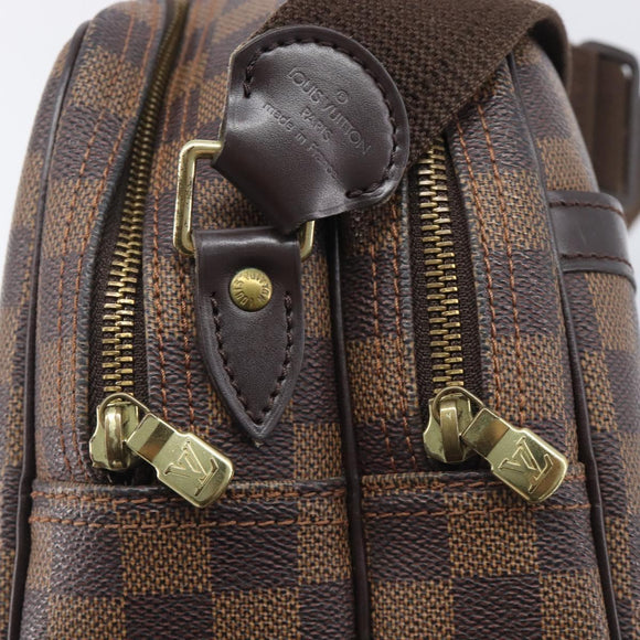 LOUIS VUITTON Damier Ebene Reporter PM Shoulder Bag SPO N45253 LV Auth 206963