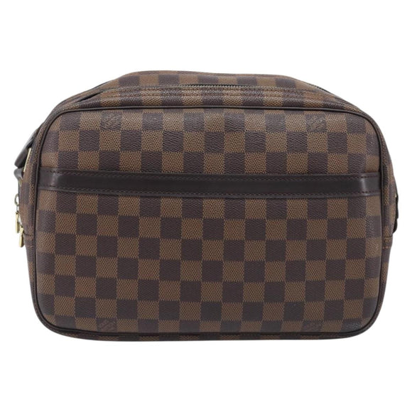 LOUIS VUITTON Damier Ebene Reporter PM Shoulder Bag SPO N45253 LV Auth 206963