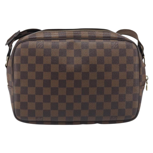 LOUIS VUITTON Damier Ebene Reporter PM Shoulder Bag SPO N45253 LV Auth 206963