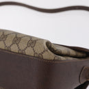GUCCI GG Supreme Web Sherry Line Bag PVC Beige Gold 904 02 084 Auth 206972-16