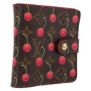 LOUIS VUITTON Monogram Cherry Compact Zip Bifold Wallet M95005 LV Auth 206975M-1