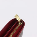 LOUIS VUITTON Monogram Cherry Compact Zip Bifold Wallet M95005 LV Auth 206975M-12