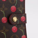 LOUIS VUITTON Monogram Cherry Compact Zip Bifold Wallet M95005 LV Auth 206975M-13