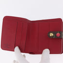 LOUIS VUITTON Monogram Cherry Compact Zip Bifold Wallet M95005 LV Auth 206975M-14