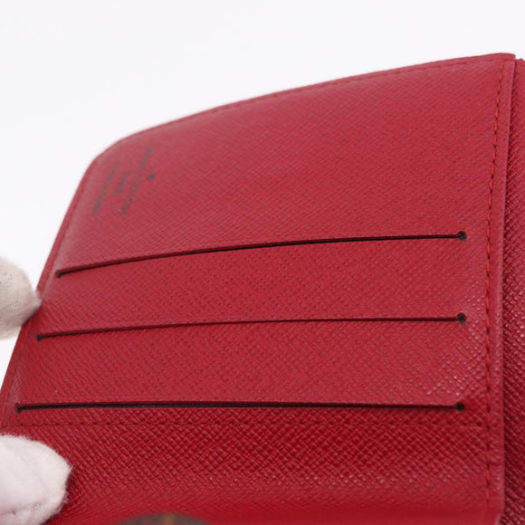 LOUIS VUITTON Monogram Cherry Compact Zip Bifold Wallet M95005 LV Auth 206975M