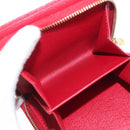 LOUIS VUITTON Monogram Cherry Compact Zip Bifold Wallet M95005 LV Auth 206975M-22