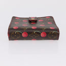LOUIS VUITTON Monogram Cherry Compact Zip Bifold Wallet M95005 LV Auth 206975M-5