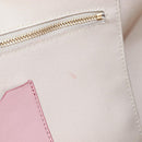 MCM Vicetos Boston Bag PVC Leather 2way Pink Gold Auth 206976M-30