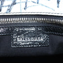 Balenciaga Neo Kago City XS Graffiti Bag Leather White 700940 Auth 206979SAM-28