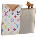 LOUIS VUITTON Monogram Multicolor Etui Miroir Hand White M92651 LV Auth 206980M-1