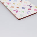 LOUIS VUITTON Monogram Multicolor Etui Miroir Hand White M92651 LV Auth 206980M-11