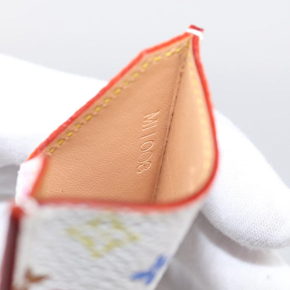 LOUIS VUITTON Monogram Multicolor Etui Miroir Hand White M92651 LV Auth 206980M