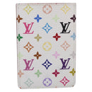 LOUIS VUITTON Monogram Multicolor Etui Miroir Hand White M92651 LV Auth 206980M-3