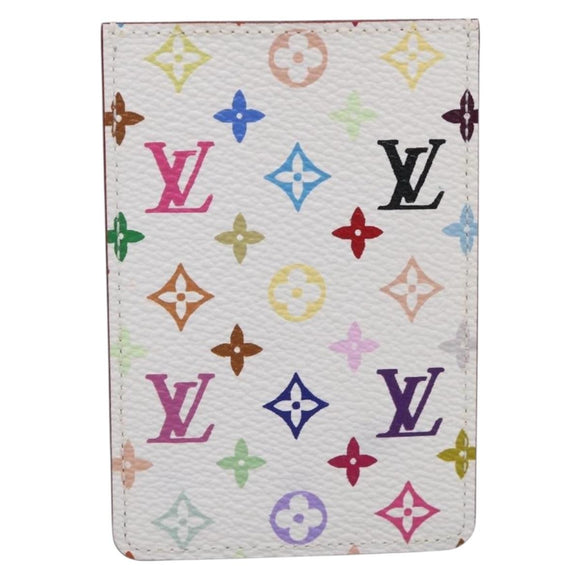 LOUIS VUITTON Monogram Multicolor Etui Miroir Hand White M92651 LV Auth 206980M
