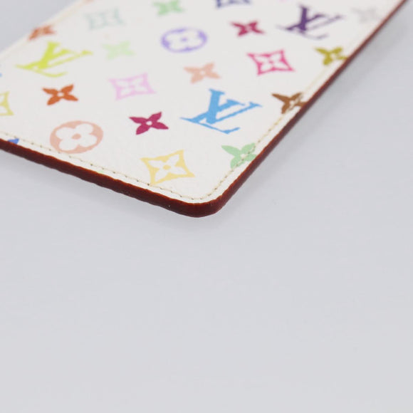 LOUIS VUITTON Monogram Multicolor Etui Miroir Hand White M92651 LV Auth 206980M