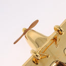 LOUIS VUITTON Airplane Paper Weight Gold GI1158 LV Auth 206982SM-16