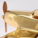 LOUIS VUITTON Airplane Paper Weight Gold GI1158 LV Auth 206982SM-29