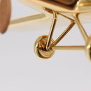LOUIS VUITTON Airplane Paper Weight Gold GI1158 LV Auth 206982SM-31