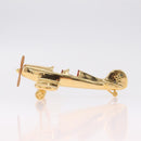 LOUIS VUITTON Airplane Paper Weight Gold GI1158 LV Auth 206982SM-4