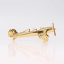 LOUIS VUITTON Airplane Paper Weight Gold GI1158 LV Auth 206982SM-5