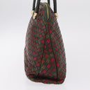Bottega Veneta INTRECCIATO Hand Bag Leather Red Gold 113087 Auth 207000-4
