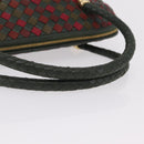 Bottega Veneta INTRECCIATO Hand Bag Leather Red Gold 113087 Auth 207000-7