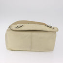 Balenciaga The Men's Bassas Shoulder Bag Leather Ivory Auth 207002-11