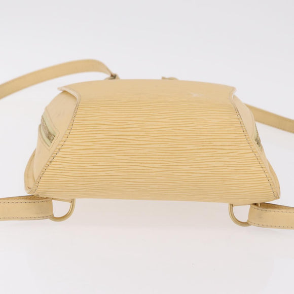 LOUIS VUITTON Epi Mabillon Backpack Vanilla M5223A LV Auth 207003