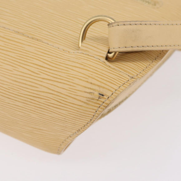 LOUIS VUITTON Epi Mabillon Backpack Vanilla M5223A LV Auth 207003